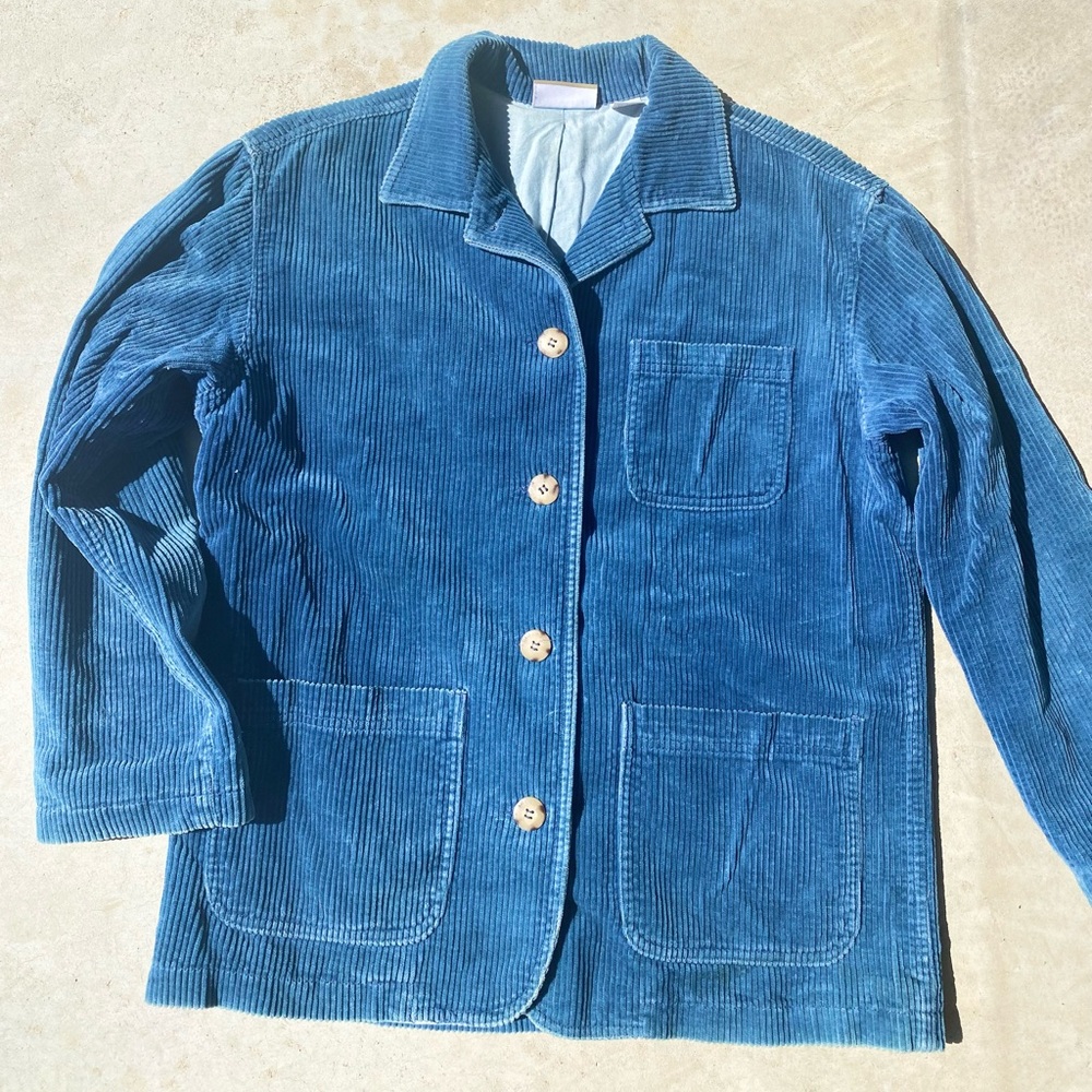 Liz Claiborne Vintage Corduroy Chore Coat, Size S